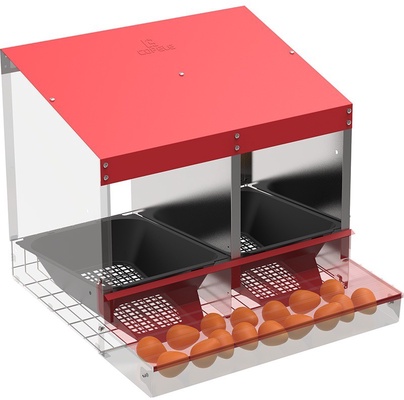 Ponedero Aves 2 Departamentos Suelo Alambre